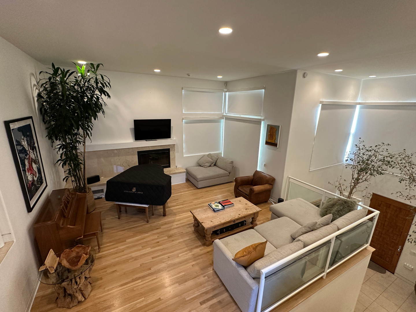 Lounge area at Lonely Feather Studios